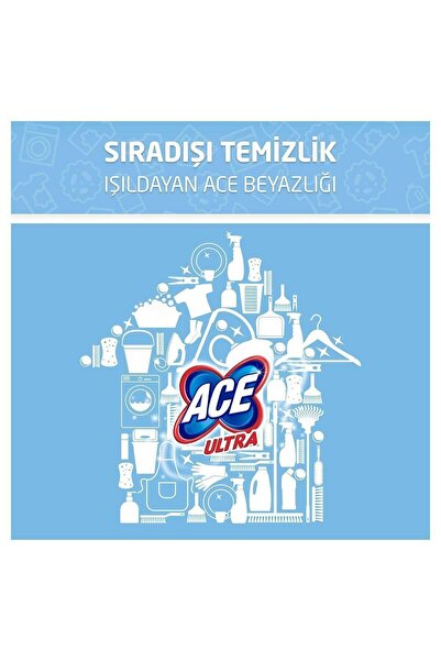 ACE Ultra Çamaşır Suyu Köpük Banyo Çiçek Kokulu 700 Ml X 2 Adet