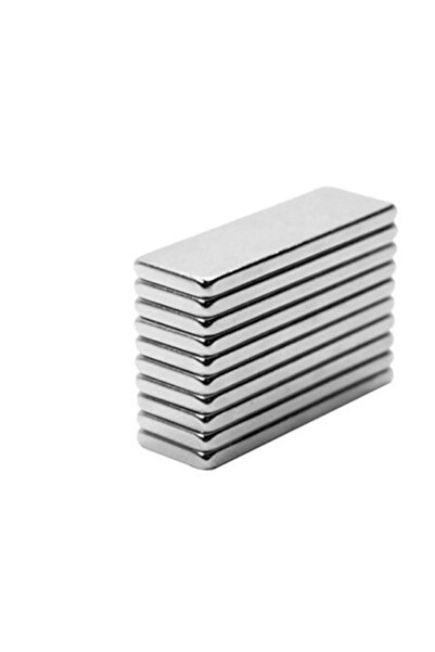 Hdg 5 Adet Neodyum Mıknatıs Magnet 30x10x2 Mm - Dikdörtgen Neodyum Magnet