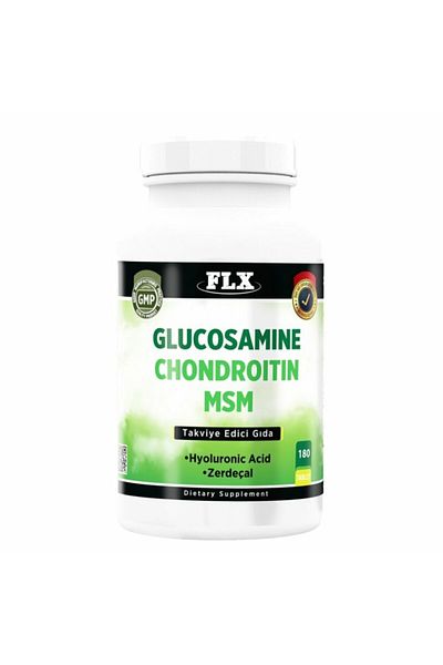 FLX Glucosamine Chondroitin Msm Hyoluronic Acid Turmeric 180 Tablets