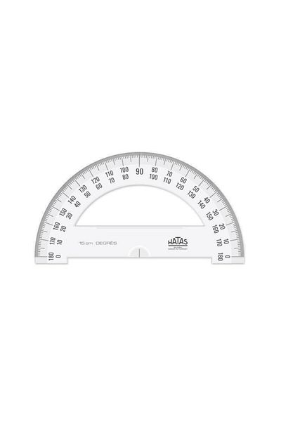 HATAS منقلة بلاستيكية 180 درجة 15 سم