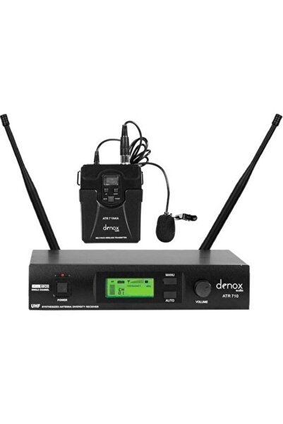Denox Atr-710 Yaka Uhf Band Kablosuz Mikrofon Seti