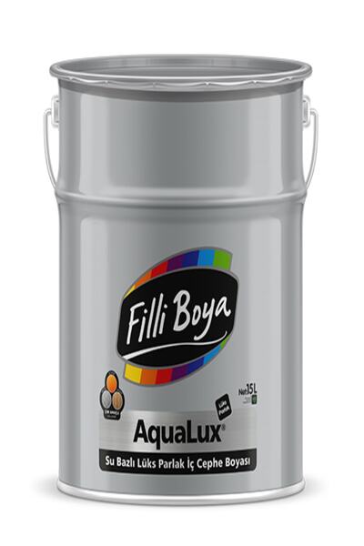 Filli Boya Aqua Lüx Su Bazlı Parlak Boya 15 L Beyaz