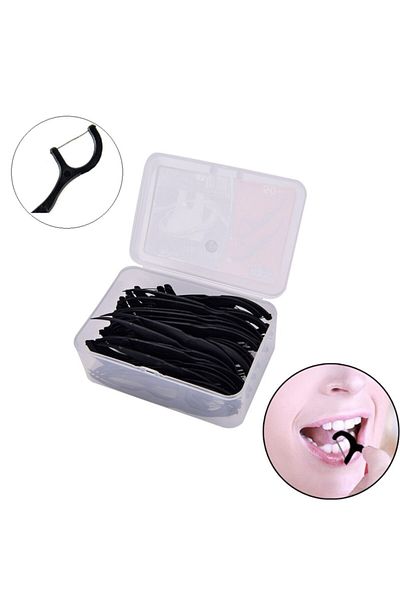 RAJ Toothpick Dental Floss 50 pcs