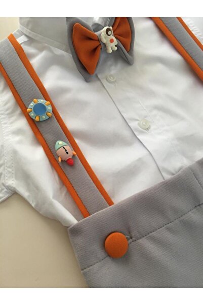 tubibebe Uzay Konsept Bebek Kostüm - Uzay Konsept Doğum Günü Kıyafeti