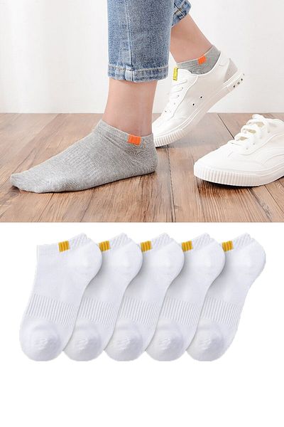 BGK Κάλτσες Unisex 5-Piece Washed Sports Booties