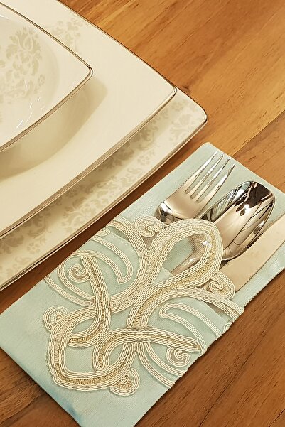 Çeyiz Dantelim حامل ملعقة تقديم تقديم مكون من 6 قطع