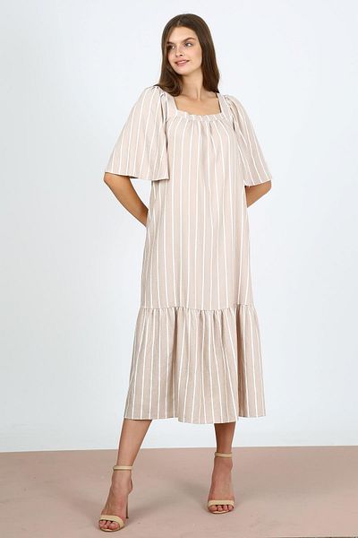 ALEXANDERGARDI Square Neck Dress (b21-42217)