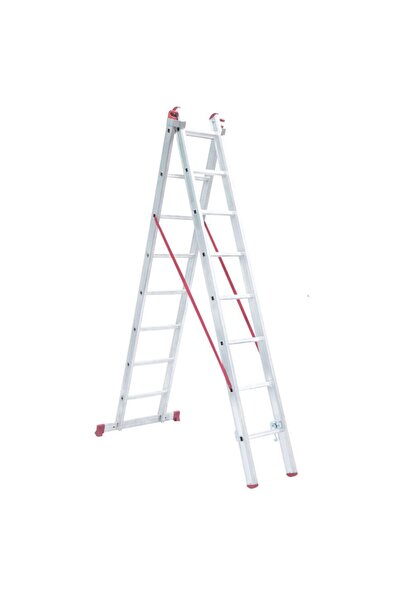 Beykon 2x2.5 Toplam 5 Metre Endüstriyel Sürgülü Ptt Merdiven