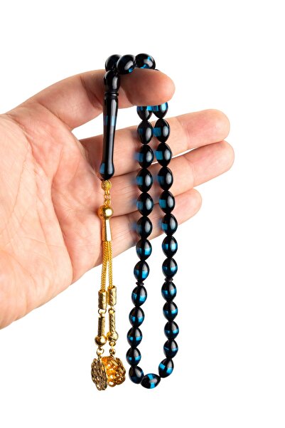 OTTOTESBİH Rozariu cadou, rozariu cadou pentru aniversarea nunții, rozariu cu pulbere parfumată de chihlimbar