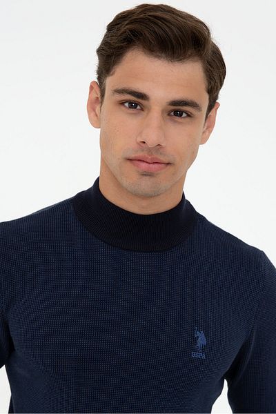 U.S. Polo Assn. Тъмносин мъжки пуловер