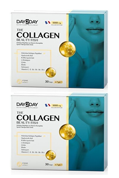 DAY2DAY THE COLLAGEN BEAUTY FISH 30 SAŞE VİŞNE AROMALI 2 ADET