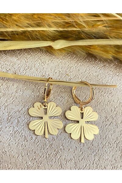 Markiz Takı أقراط البرسيم الذهبية