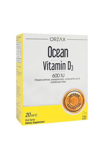 Ocean Vitamin D3 600 Iu Sprey 20ml