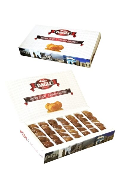 DAĞLI KESTANE ŞEKERİ 750 Gr Bursa Kutu Kestane Şekeri