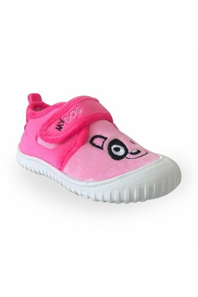 GEZER Nursery Girl's Single Strap Slippers Shoes Pink