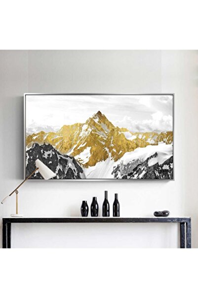 Markazip 70x120cm Gümüş Metal Çerçeveli Kanvas Tablo Ty800-k-g