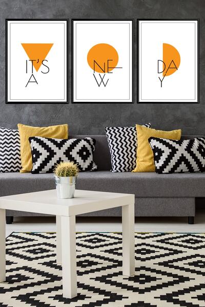 Linacci Σετ ζωγραφικής αφίσας με τριπλό μεταλλικό πλαίσιο αλουμινίου