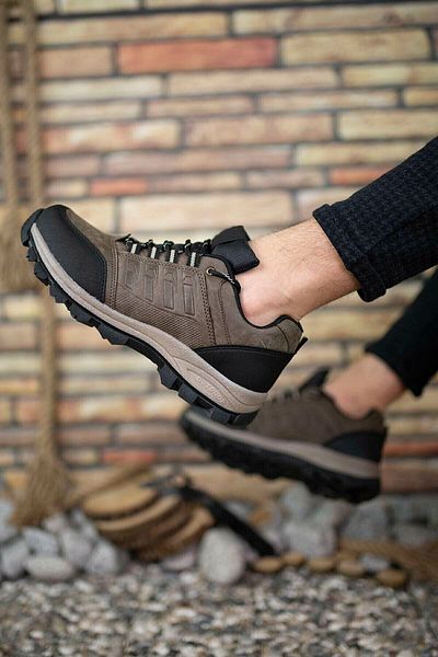 FLY STEP Καφέ X5 Αδιάβροχες, ανθεκτικές στο κρύο, χειμερινές κοντές μπότες πεζοπορίας εξωτερικού χώρου