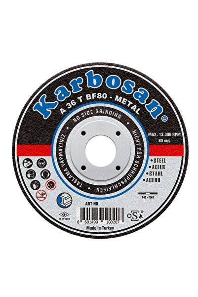 KARBOSAN Metal Profil Kesme Taşı 125x3.0x22.23mm