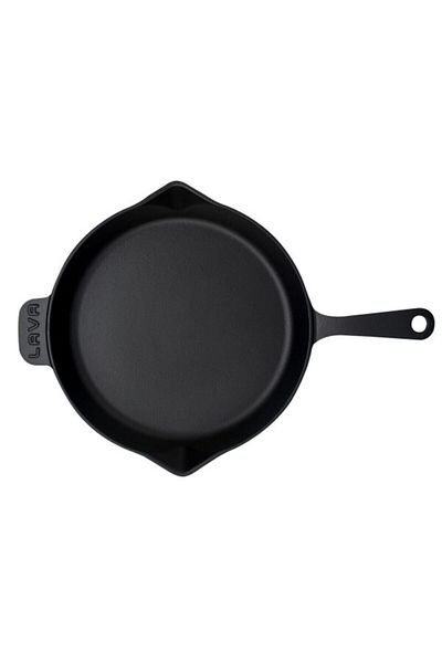 Lava 30 cm Black Wooden Frying Pan with Spoon Gift