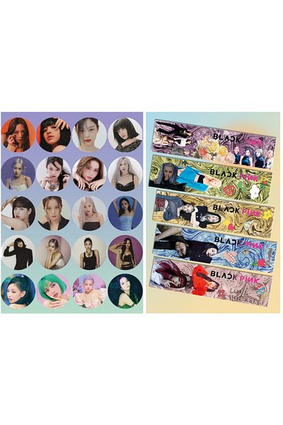 Güneş Kırtasiye Σετ σελιδοδεικτών Blackpink Sticker+