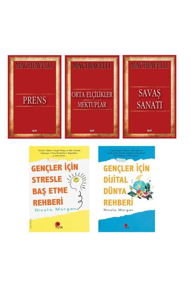 Say Yayınları Machıavellı Prens – Orta Elçilikler Mektuplar – Savaş Sanatı +2 Kitap Hediye