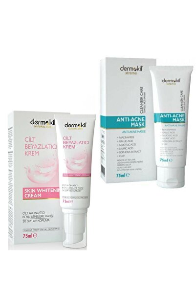 Dermokil Cilt Beyazlatıcı Krem & Xtreme Anti-akne Maske 75 Ml