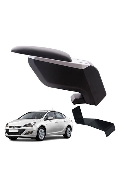 3 Tıkla Opel Astra J 2013 Saloon Non-Punching Steel Leg Gray Black Armrest Armrest