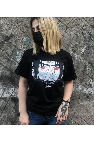Köstebek Μπλουζάκι Naruto Sasuke Uchiha Unisex