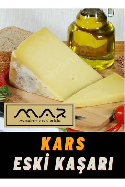 Organikmarketten 1. Sınıf Kars Eski Kaşarı 1 Kg - En Az 1 Yıllık Eski Kaşar