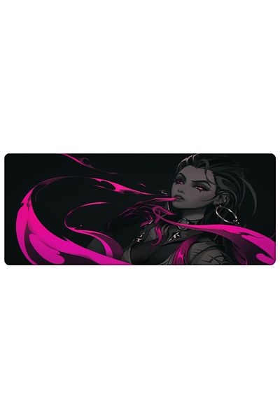 PORGE Mouse Pad Reyna 90x40 Cm Xxl Large Gaming Player Mousepad
