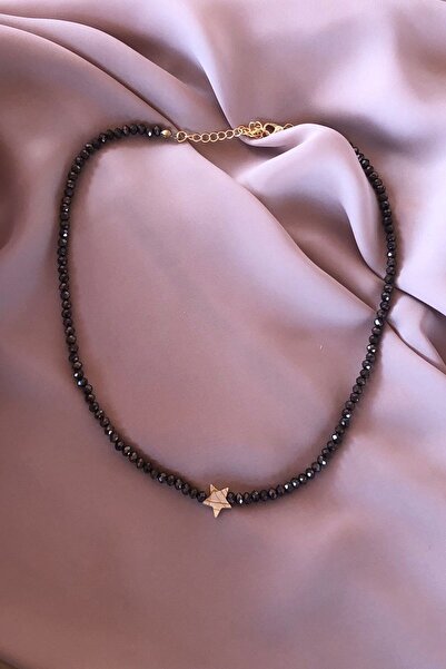 Karlay قلادة نسائية على شكل نجمة من الخرز الكريستالي