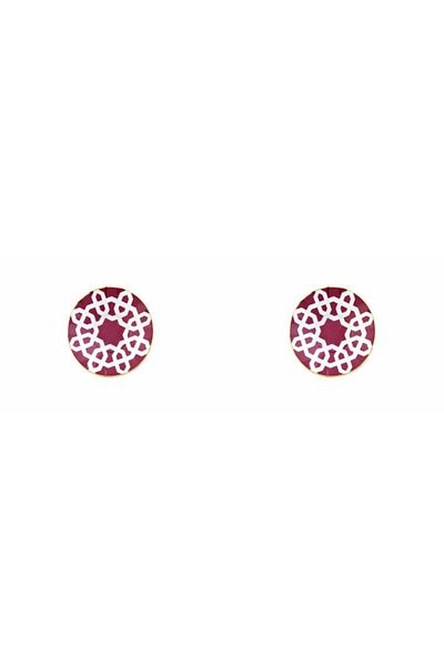 Porland Morocco Fuchsia Ergonomic Tea Plate 12cm Set of 2 04ap021491