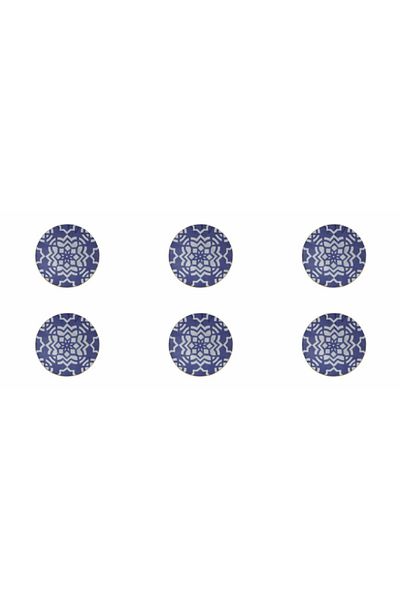 Porland Morocco Purple Ergonomic Tea Plate 12cm Set of 6 04ap021493