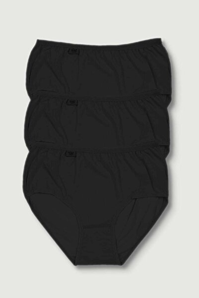 Tutkun Chiloți Lycra Bato pentru damă, 3 bucăți, culoare neagră