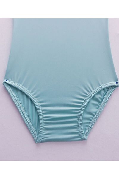 LULLY KİDS Mint Green Girls' Swimsuit - Sleeveless Ruffle Gymnastics Ballet Body