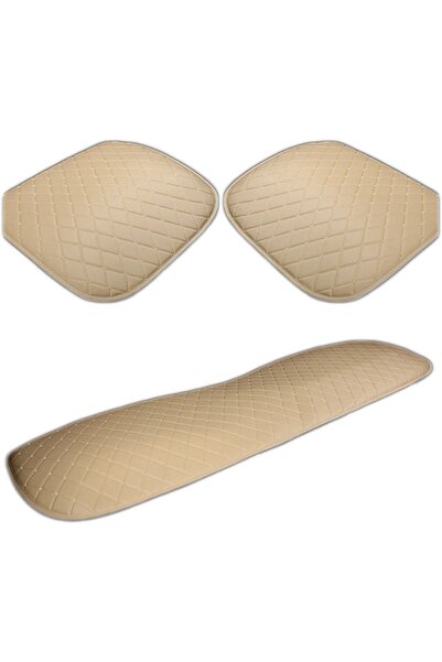 zifona Seat Toledo Δερμάτινο Μαξιλάρι Καθίσματος Αυτοκινήτου 3 τεμαχίων