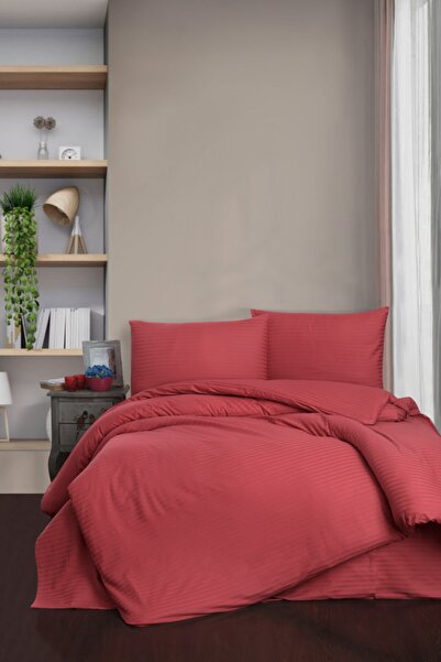 Mulberry Смугастий бавовняний комплект постільної білизни - 100% бавовна, 200...