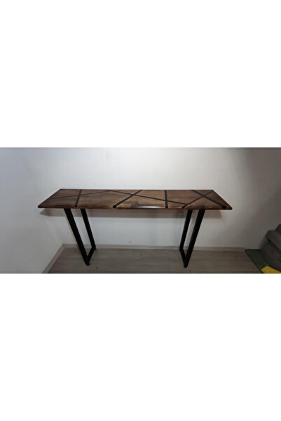 Asya Craft Epoksi Bar Masası, Ahşap Bar Masası