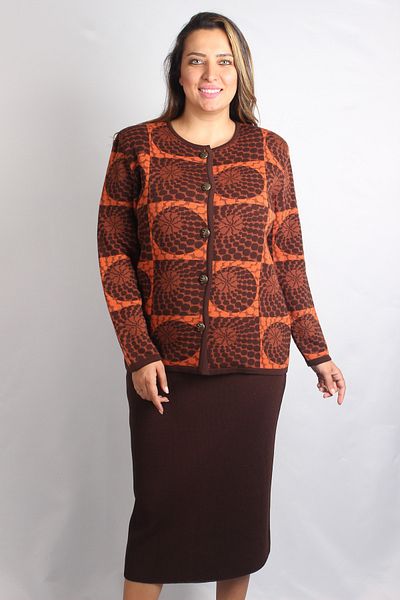 Sude Ekl Tan 2-Piece Knitwear Set 187