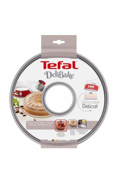 TEFAL قالب خبز | ديليباك سافارين 27 سم | أحمر | فولاذ كربوني | سهل التنظيف | غير لاصق J1642814