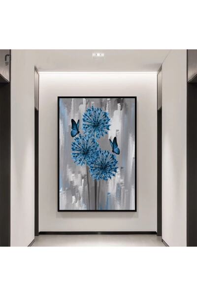 Markazip Altın Metal Çerçeveli Kanvas Tablo 70x100cm