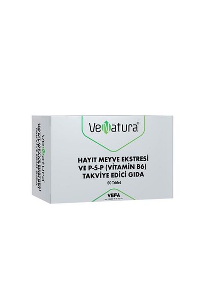 VeNatura 60 Capsules Chaste Fruit Extract and Vitamin B6 Supplement