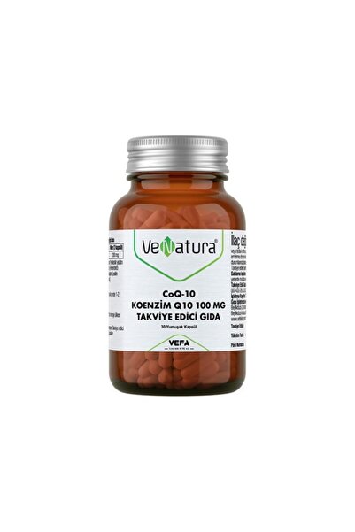VeNatura CoQ-10 Koenzim Q10 100 mg Takviye Edici Gıda 30 Kapsül