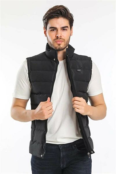 Slazenger Мъжки елек Zula - черен, St21ye010-500 V2