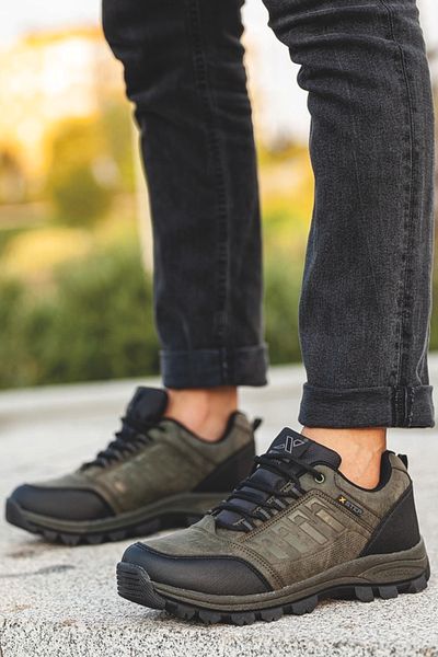 FLY STEP Κοντές μπότες Khaki X5 Water Cold Resistant Winter Outdoor Trekking
