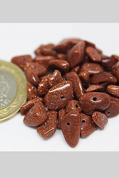 Yasamtohumu Perforirani zvezdasti kamen smeđe boje, mini veličina, 50 komada