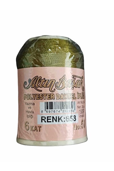 Altınbaşak Polyester Dantel Ipliği 6 Kat No 50 / 658 (20 Gr)