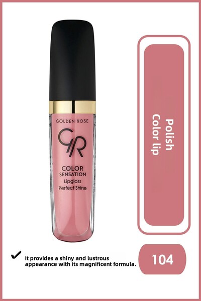 Golden Rose ملمع شفاه كولور سينسيشن رقم: 104 - ملمع شفاه ملون