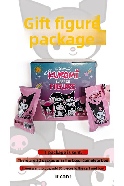 HEDİYEVİM Kuromi Gift Figure Package Kuromi Gift Package 32 Pcs
